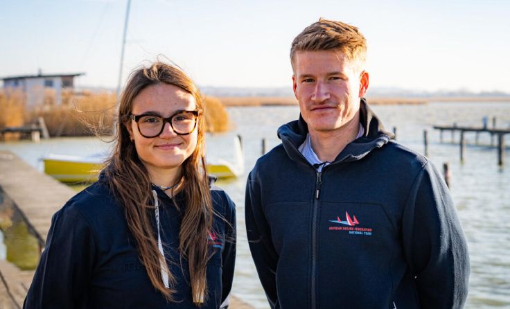 Clara Stamminger und Lukas Haberl (Foto: OeSV/Dominik Matesa)