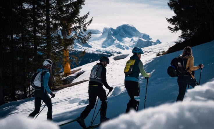 Skitouren-Höhenmeter für den guten Zweck (Foto: Dachstein West Skitouren)