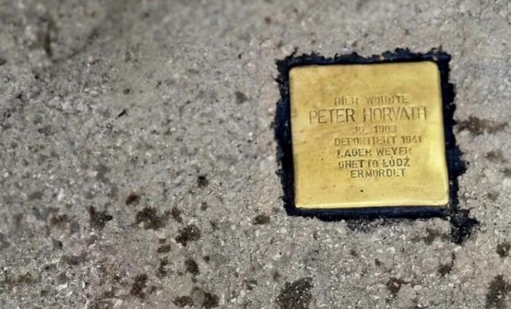 Stolperstein für Peter Horvath (Foto: Bettina Hutterer)