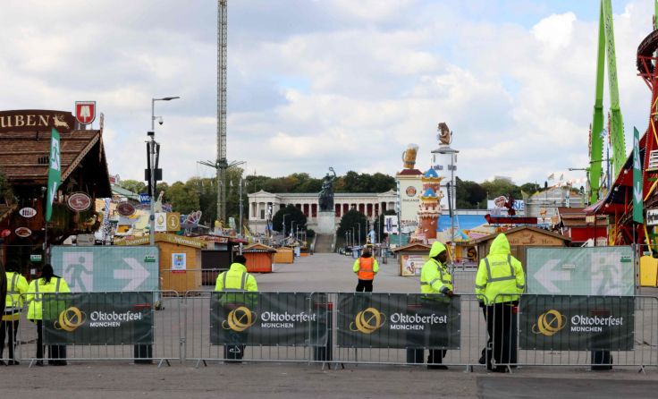 Oktoberfest blieb wegen Bombendrohung geschlossen (Foto: Alexandra Beier/AFP/picturedesk.com)