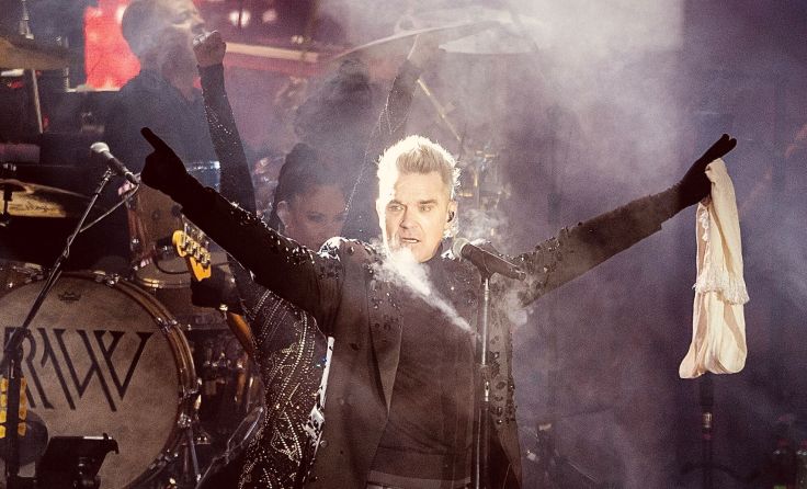 Robbie Williams beim Konzert in Schladming (Foto: Tom Leitner)