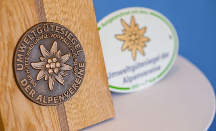 Umweltgütesiegel der Alpenvereine Foto: Österreichischer Alpenverein)