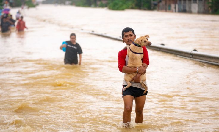 Verheerende Überschwemmungen in Thailand (Foto: APA-Images/Eyevine/Sun Weitong Xinhua)