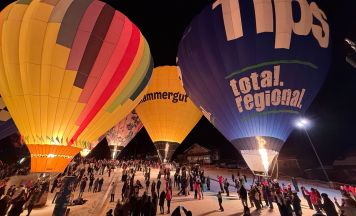 Salzkammergut im Ballonfieber: Tausende feiern die „Nacht der Ballone“