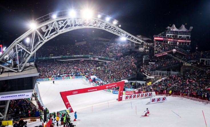 Nachtslalom in Schladming (Foto: Martin Huber)