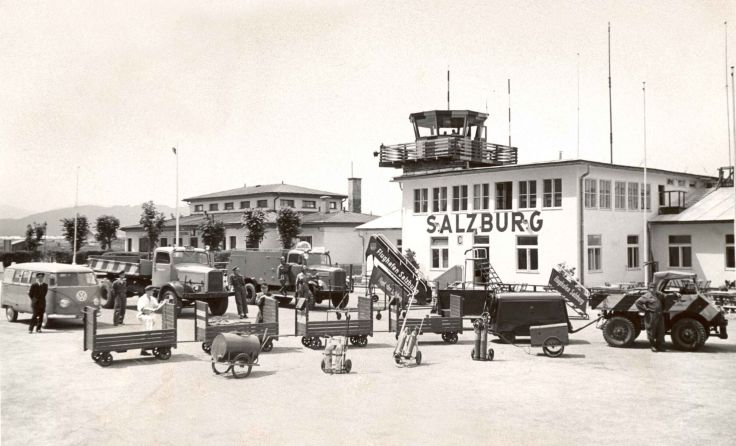 30. Jahresjubiläum im August 1956 (Foto: Flughafen Salzburg)