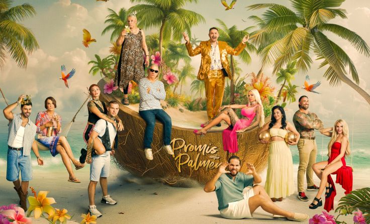 Promis unter Palmen (Foto: Joyn/Gerhard Merzeder)