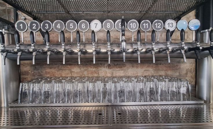 Die Zapfanlage im Hawidere in Wien (Foto: Hawidere)