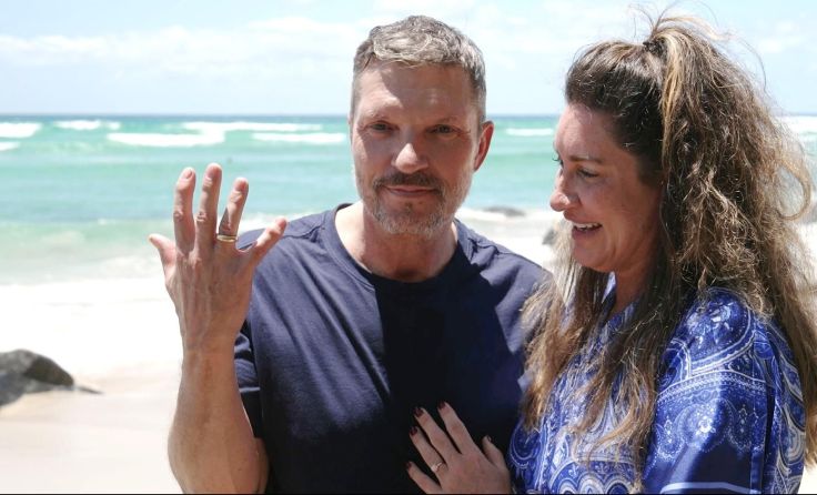 Hardy Krüger und Ehefrau Alice (Foto: RTL)