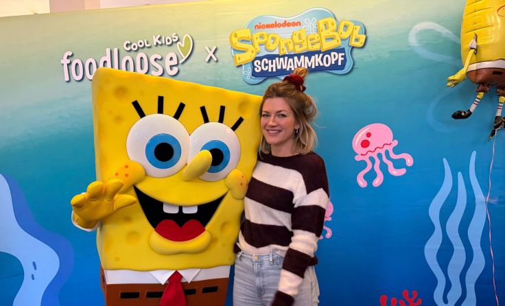 Nina Bott beim Launch der neuen SpongeBob Produkte von foodloose (Foto: foodloose)