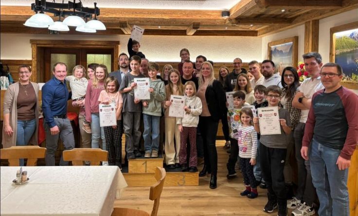Siegerehrung des Volksskitages bei den Hochlecken Skiliften (Foto: Jürgen Berchtaler)