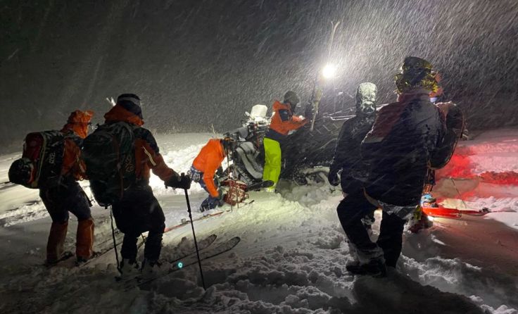 Rettungseinsatz am Gruberhorn in Salzburg (Foto: Bergrettung Salzburg)