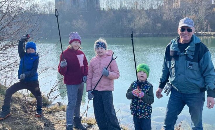 Flurreinigungsaktion des Fischervereins Traunsee (Foto: FVT)