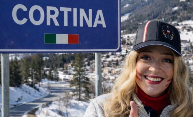 Sängerin Vanessa Maria in Cortina (Foto: privat)