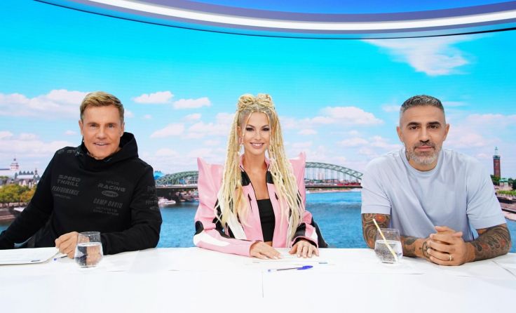 Die Jury: Dieter Bohlen, Isi Glück, Bushido (v. li.) (Foto: RTL/Stefan Gregorowius)