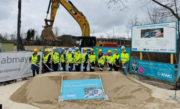 Verantwortliche beim Spatenstich in Wankham (Foto: Tom Leitner)