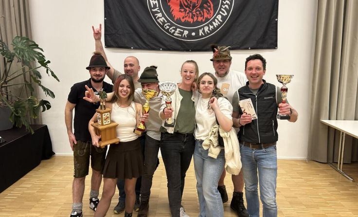 Erfolgreiches "Hosn Owe"-Turnier der Weyregger Krampusse (Foto: Weyregger Krampusse)