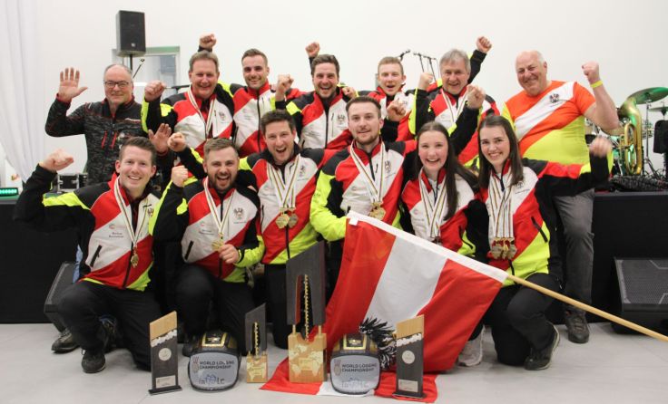 Team aus Österreich bei der Forst-WM in Slowenien (Foto: FWKVÖ)