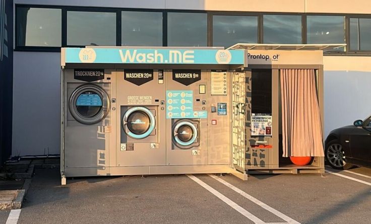 Neue Waschstation und Fotobox beim Hoferparkplatz in Redlham (Foto: Tom Leitner)