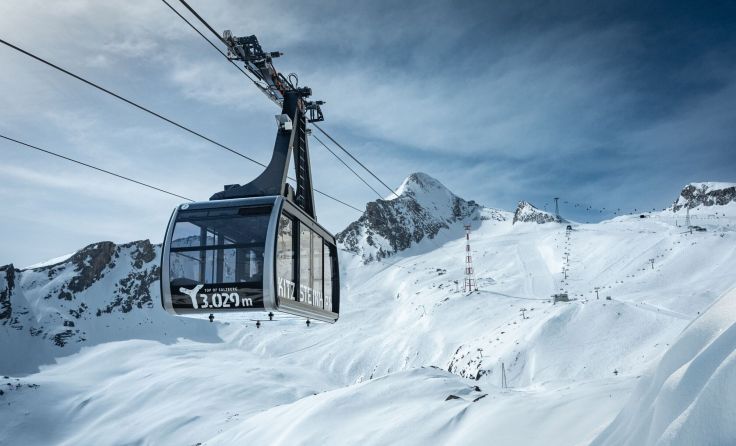 Die neue Gipfelbahn am Kitzsteinhorn (Foto: Kitzsteinhorn)
