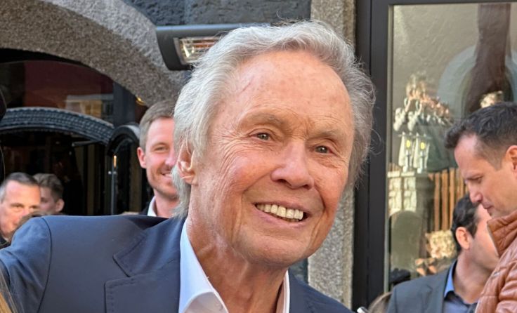 Peter Kraus bei einem Besuch am Wolfgangsee (Foto: Tom Leitner)