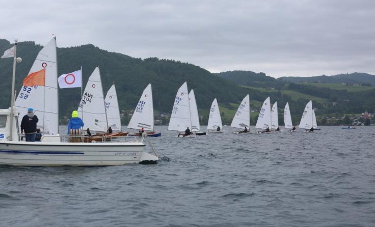 Schwerpunktregatta O-Jollen am Attersee (Foto: Sport Consult/Gert Schmidleitner)