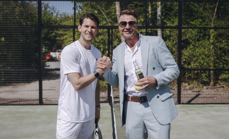Dominic Thiem und Leo Hillinger (Foto: smash)