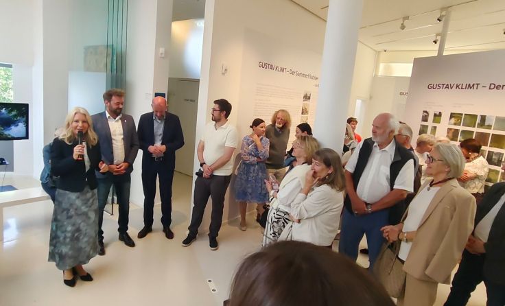 Ausstellungs-Eröffnung am Attersee (Foto: Klimt Zentrum)