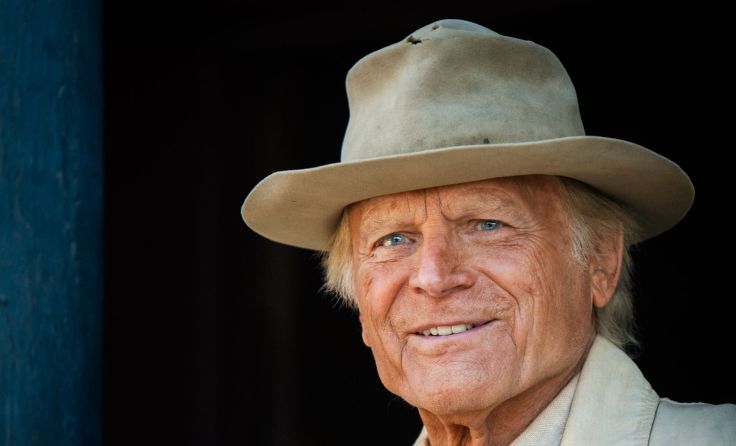 Terence Hill bei den Dreharbeiten (Foto: Denner)