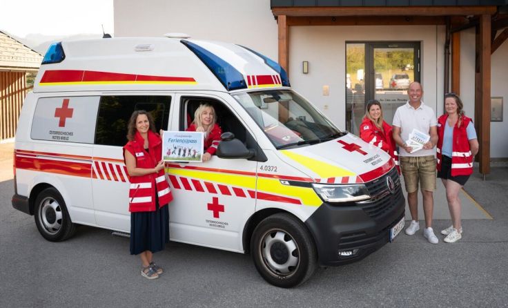 Das Ferien(s)pass Organisationsteam beim Roten Kreuz St.Wolfgang (Foto: kunstbahr)