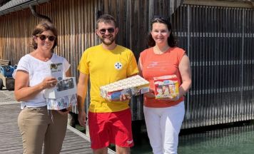 Weltmilchtag am Attersee: Bauern sagen Danke an die Wasserretter