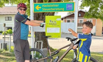 Velobus zur Schule: Schüler treten jetzt gemeinsam in die Pedale