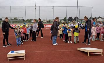 Kindergartenolympiade in Traun: Gold für die kleinen Sportler aus Vöcklabruck