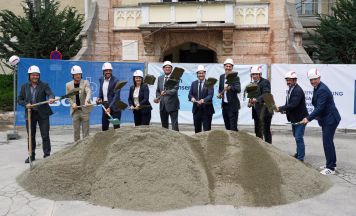 Spatenstich für Katastrophenschutzzentrum Schloss Mentlberg erfolgt