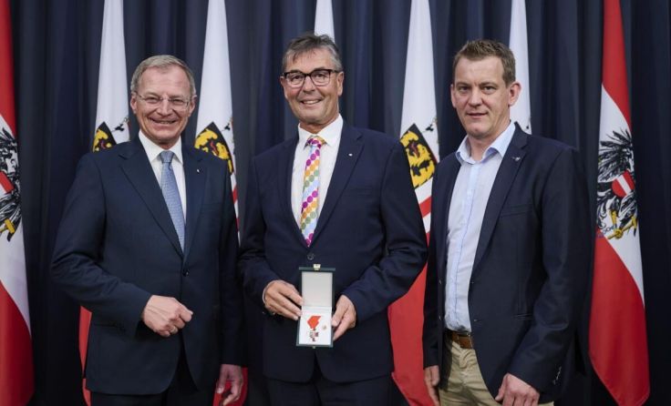 LH Thomas Stelzer, Wolfgang Baumgartner, Vize-Bürgermeister Wolfgang Papst (v. li.) (Foto: privat)