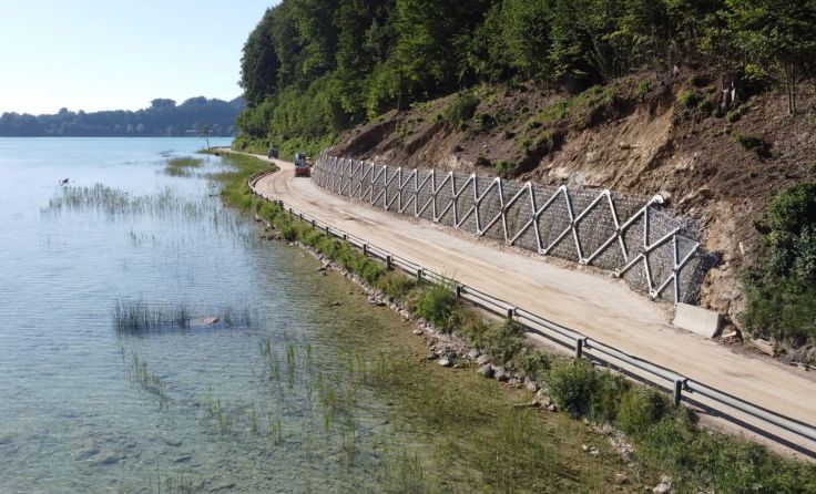 Dieses Stück der B151 wurde saniert (Foto: Marktgemeinde Mondsee)