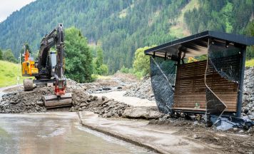 Aufräumarbeiten nach Muren im Pitztal laufen auf Hochtouren