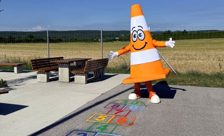 Kinderhüpfspiele an den ASFINAG Rastplätzen (Foto: ASFINAG)