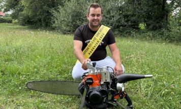 Ottnanger rast mit seiner Motorsäge zu EM-Bronze