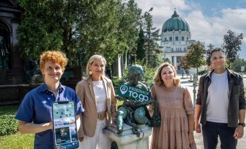 Neuer Smartphone-Guide am Wiener Zentralfriedhof: Beethoven, Falco & Co. digital entdecken