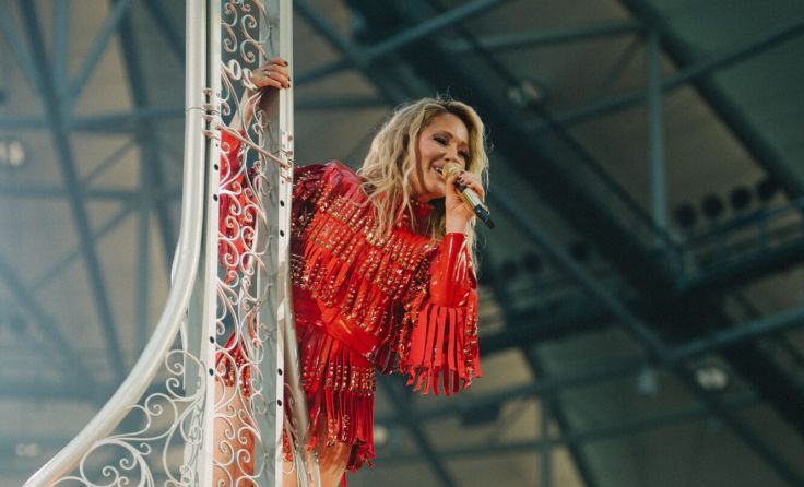 Helene Fischer beim Konzert in Gelsenkirchen (Foto: Leon Schlesselmann)