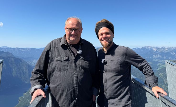 Günther Lainer, Christoph „Krauli“ Held am Krippenstein (Foto: Dachstein Krippenstein)