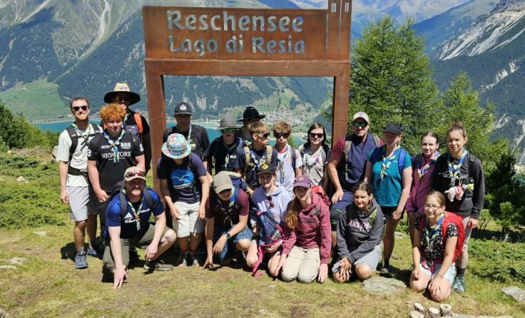 Vöcklabrucker Pfadfinder kn Südtirol (Foto: Kilian Schachtner)