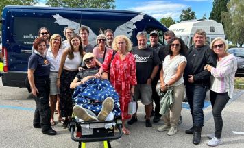 115 Biker erfüllen Robert seinen letzten großen Wunsch