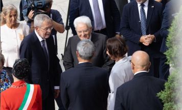 Mattarella und Van der Bellen feiern 80 Jahre Pariser Vertrag in Meran