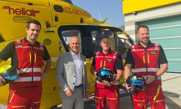 Christophorus 18 bekommt neue Spezialhelme für heikle Einsätze