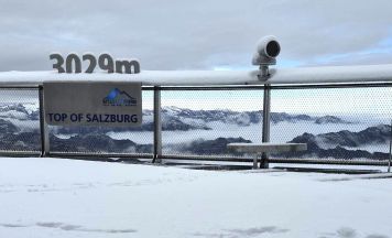 Erster Schnee im September: Dachstein und Kitzsteinhorn werden weiß
