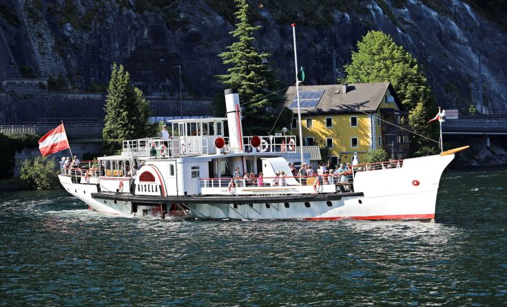 Raddampfer Gisela auf dem Traunsee (Foto: Hörmandinger)