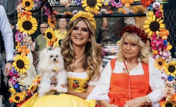Heidi Klum überrascht bei HeidiFest mit Lego-Blumenmeer