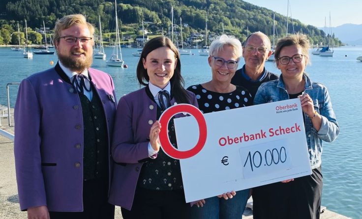 Scheckübergabe imMYC Salzkammergut (Foto: Chez Marlen)